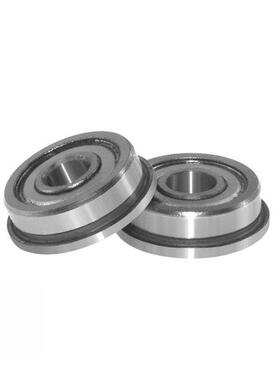 10pcs F604zz Bearing Metal Double Shielded Flanged Ball Bear