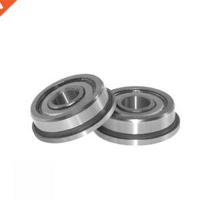 Metal Double Shielded 10pcs Ball Bearing Flanged Bear F604zz