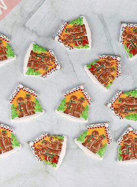 Gingerbread Man Christmas Family Portrait Christmas tree fes