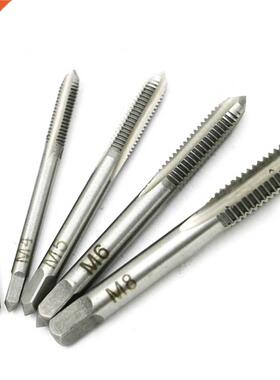 5PCS HSS M3 M4 M5 M6 M8 Machine Spiral Point Straight Fluted