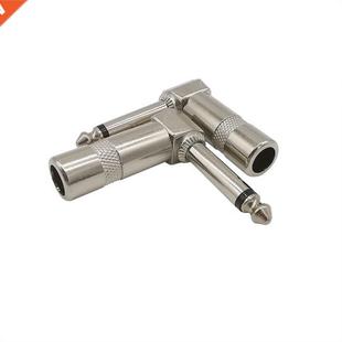 Audio Metal Degrees Mono 6.35 Connector Plug 5Pcs