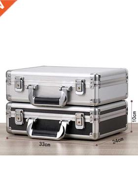 330*240*100mm Portable Box Aluminum Alloy Toolbox Document I