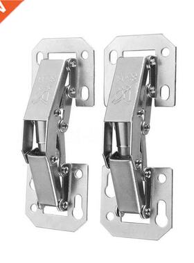 2Pcs Soft Close Kitchen Cupboard Wardrobe 90degree Door Hing