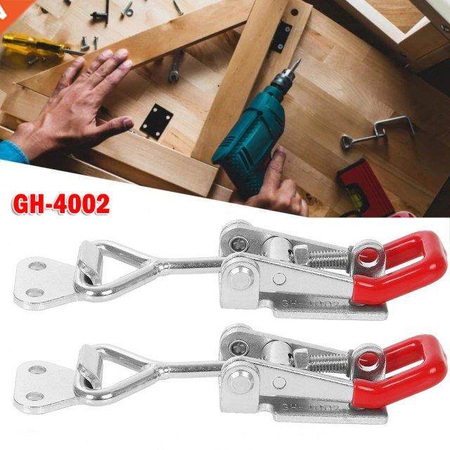 2Pcs GH-4002 Toggle Clamp Quick Release Horizontal Workbench