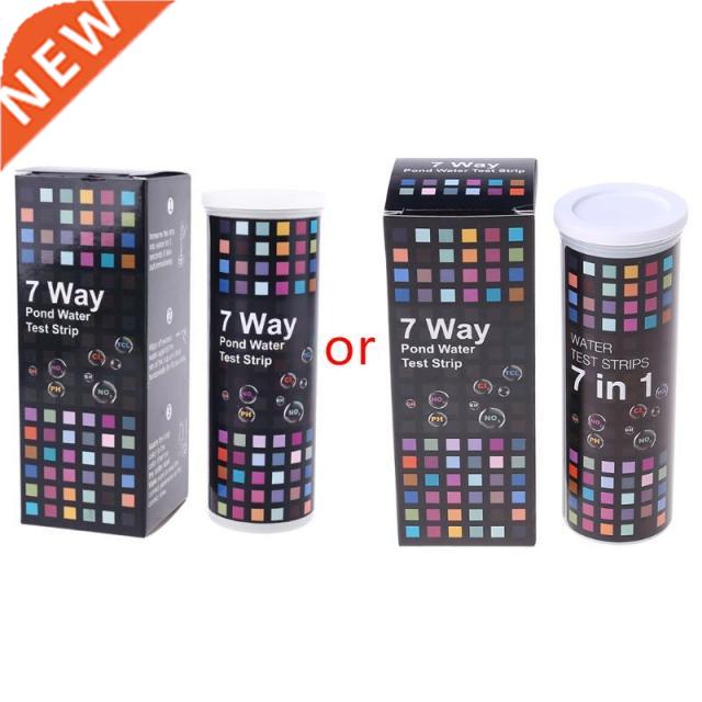50Strips 7in1 Water Quality Test Strips PH Nitrate Nitrite C
