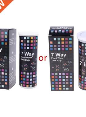 50Strips 7in1 Water Quality Test Strips PH Nitrate Nitrite C
