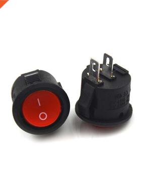 10Pcs Mini 16mm Diameter Small Round Boat Rocker Switches Ro