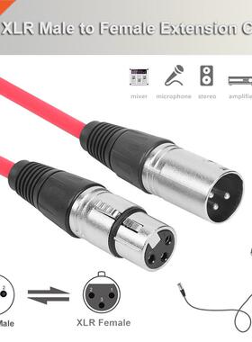 1M 6mm XLR 3Pin Cable Male To Female Shielded Microphone Ext