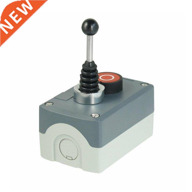 240V 3A Latching 2-Direction Joystick Momentary Red Flat Pus