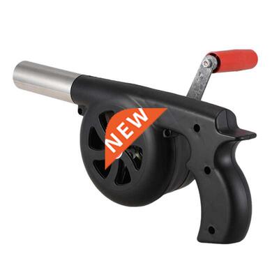 Hand-Cranked Barbecue Blower BBQ Fan 适用于 Outdoor Camping