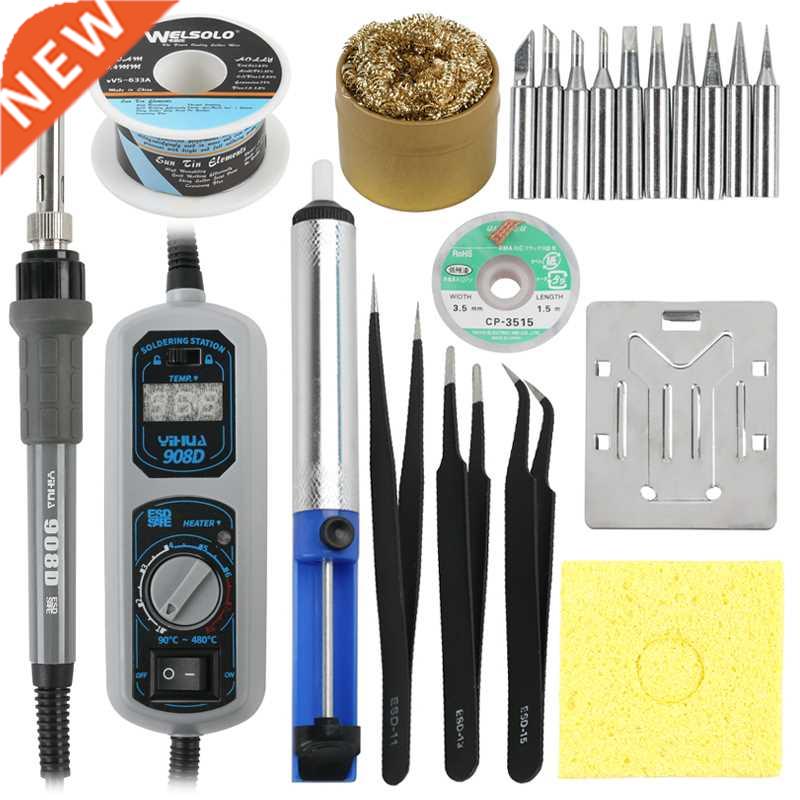 YIHUA 908D 60W LED Digital Regulation Soldering Iron Solder