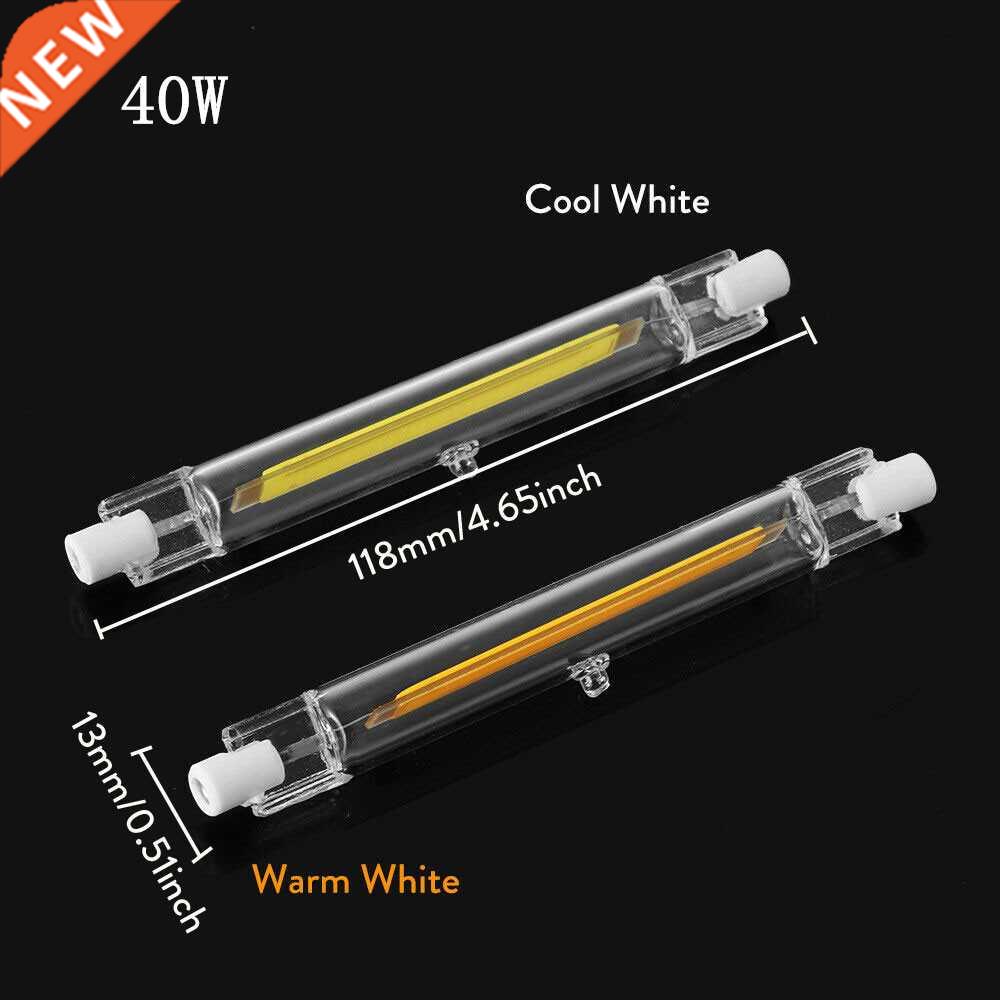 *Super Bright Dimmable r7s COB R7S LED Lamp 20W 78mm 40W 118