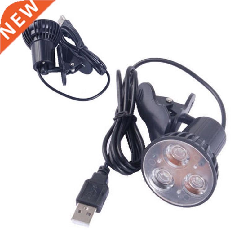 Super Bright 3 LED Port Clip On Spot USB Light Lamp For LapP