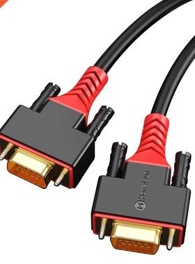 15 Pin DSub D-Sub VGA SVGA Male To M Cable with Ferrite Core