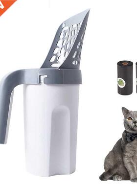 Cat Litter Shovel Self-cleaning Cat Litter Box Scoop Kitty L