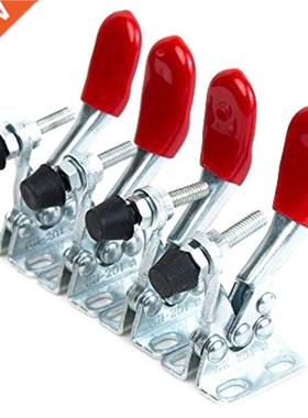4Pcs GH-201A Toggle Clamp Quick Release Horizontal Toggle Cl