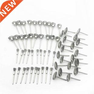 Steel Wire Wheel 15pcs Metal Stainless Brush Rust 45pcs