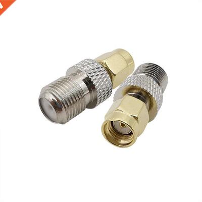 1Pcs F Female to RP SMA Male Straight RF Coaxial Connector A