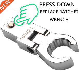 Portable Ratchet Wrench Shaking Head Interchangeable Combina