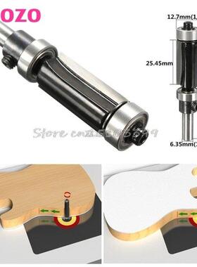 Flush Trim Router Bit Top & Bottom Bearing 1 H X 1/4'