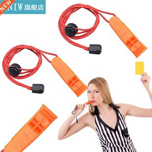 Safety Survival Whistles with Adjustable Reflective Lanyard