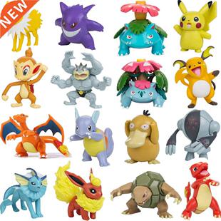 6-8CM Pokemon Figures Dolls Collection Pikachu Cartoon Pok&e