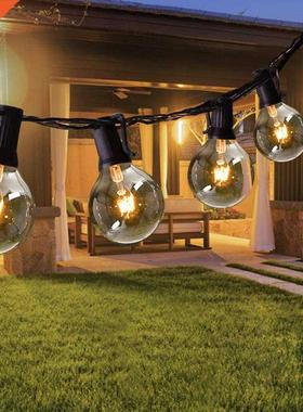 Fairy Lights , Patio String Lights G40 Glass Incandescent Ch