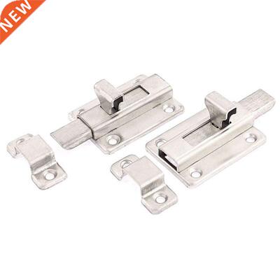 2pcs 2 Inch Door Lock Latch Slide Barrel Bolt Clasp Locker S
