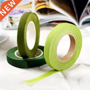 Green Artificial Flower Bouquet Stem Wrap Adhesive Tapes DIY