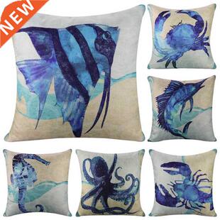 Style Throw Theme Pack Dec Ocean Mediterranean Case Pillow