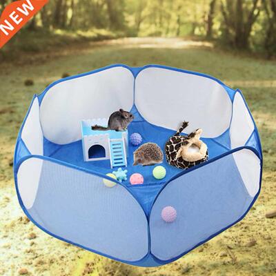 Small Pet Cage Tent Playpen Breathable Small Animals Folding