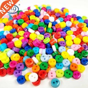 Tiny Scr Lot Buttons Tool Sewing Mini Resin Round 100PCS 6MM