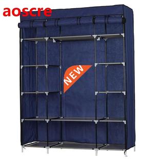 Non Portable Wardrobe Layer Fabric Compartment Woven