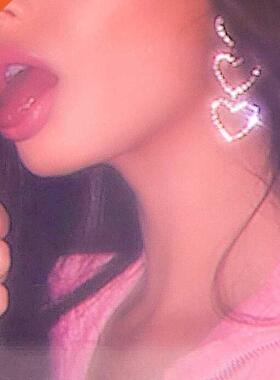 Vintage Shiny Hollow Out Heart Dangle Earrings For Women Met