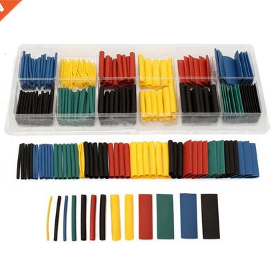 280PCS/Lot Assortment Ratio 2:1 Heat Shrink Tubing Tube Slee