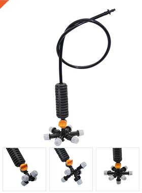 Hanging anti drip misting nozzle cross Atomizing nozzle fog