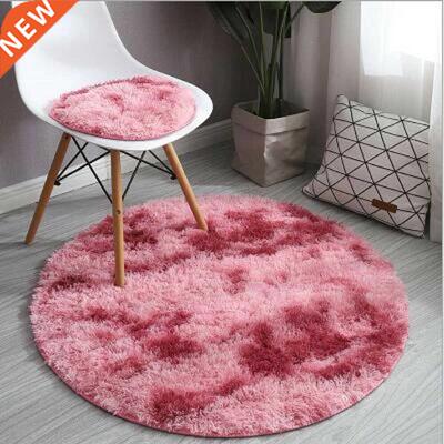 Fluffy Rug Round Shaggy Rug Living Room Bedroom Cpet Floor
