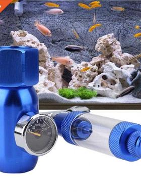 Aquariu CO2 Pressure Regulator Check Valve Gauge Bubble Cou