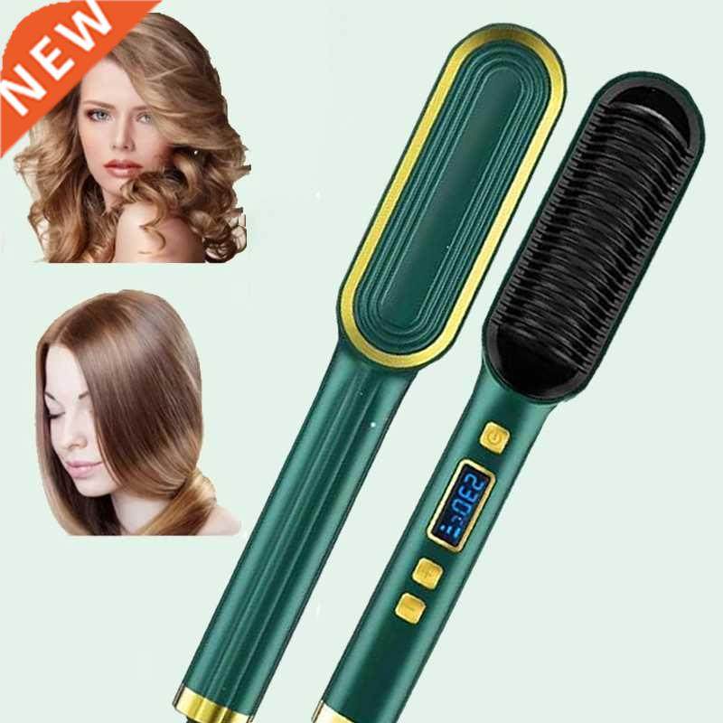 Professional Hair Curler Brush Hot Comb Anion Hair Straige