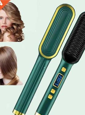 Professional Hair Curler Brush Hot Comb Anion Hair Straige