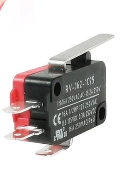 AC 250V 16A SPDT Short Straight Hinge Lever Momentary Miniat