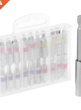 20 Pcs Torx Flat Hex Bit Set PH Head Color Coded with Holder