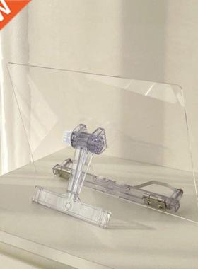Transparent Tablet Stand Acrylic Reading Bookshelf for Table