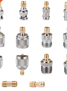JXRF Connector 14PCS RF Adapter SMA To SMA BNC UHF N Type RF
