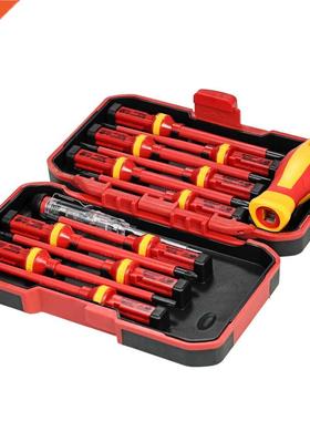 13pcs 1000V Changeable Insulated Screwdrivers Set with Magne