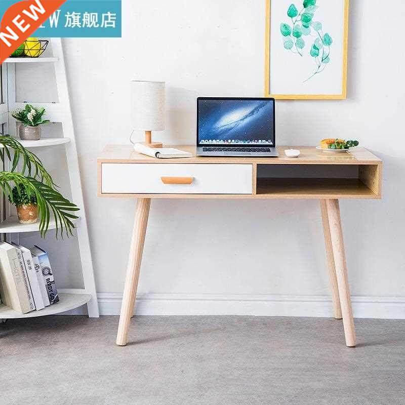 110*75*50cm wooden leg desk modern home furniture for practi