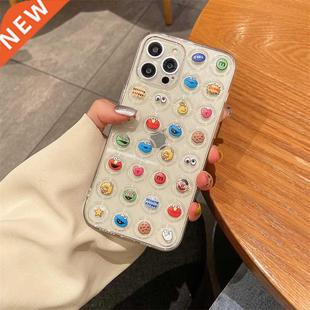 New nd Anime 3D Bubble Camera Protection Phone Case For iPho