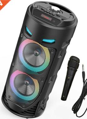 30W Portable Bluetooth Speaker Wireless Column Big Power Ste