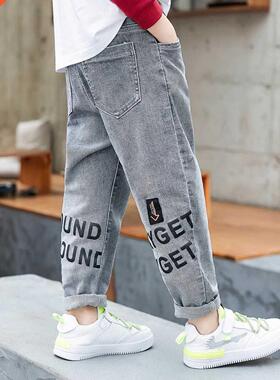 Kids	 Jeans Boy Casual Sports Trousers Clothes Loose Youn