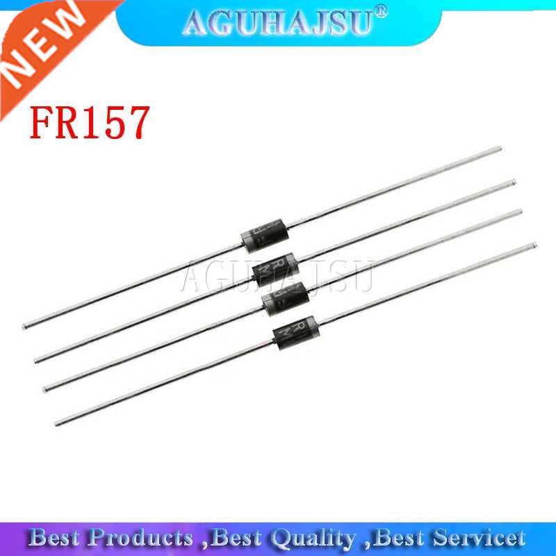 100pcs FR157 1.5A 1000V DO-15 Fast Recovery Rectifier Diode